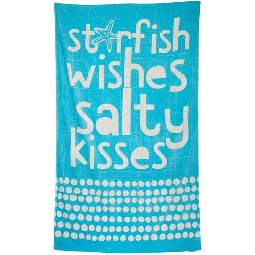 Avanti Starfish Wishes Salty Kisses Beach Towel