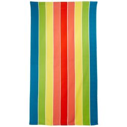 S & Co Rainbow Stripe Beach Towel