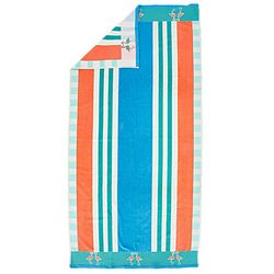 Tropix Stripe Flamingo Beach Towel