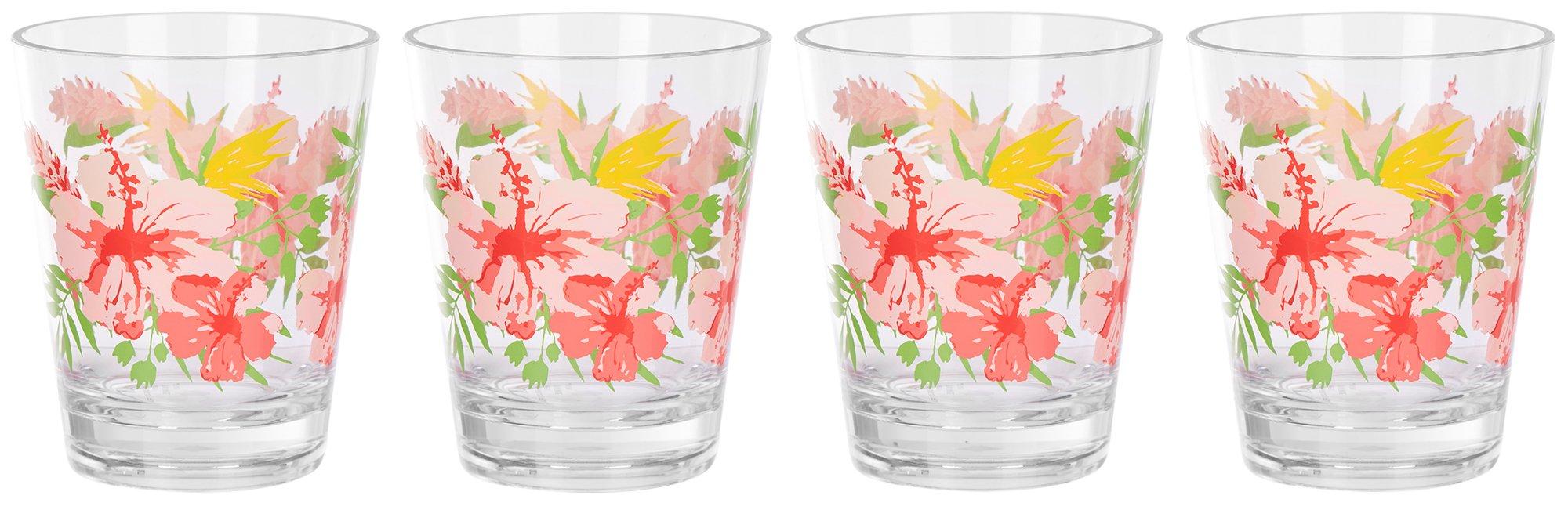 Tropix 4 Pc Island Time Cup Set