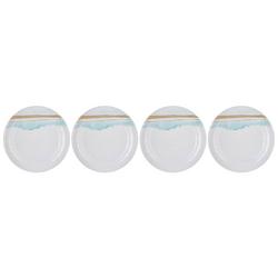 4 Pc Natural Elements Dinner Plate Set