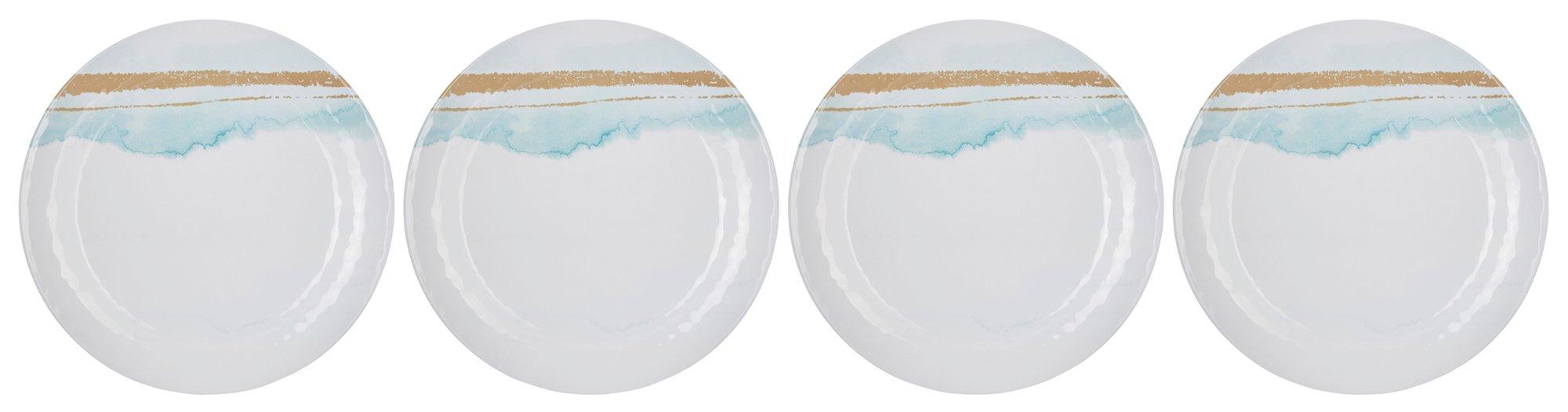 4 Pc Natural Elements Dinner Plate Set