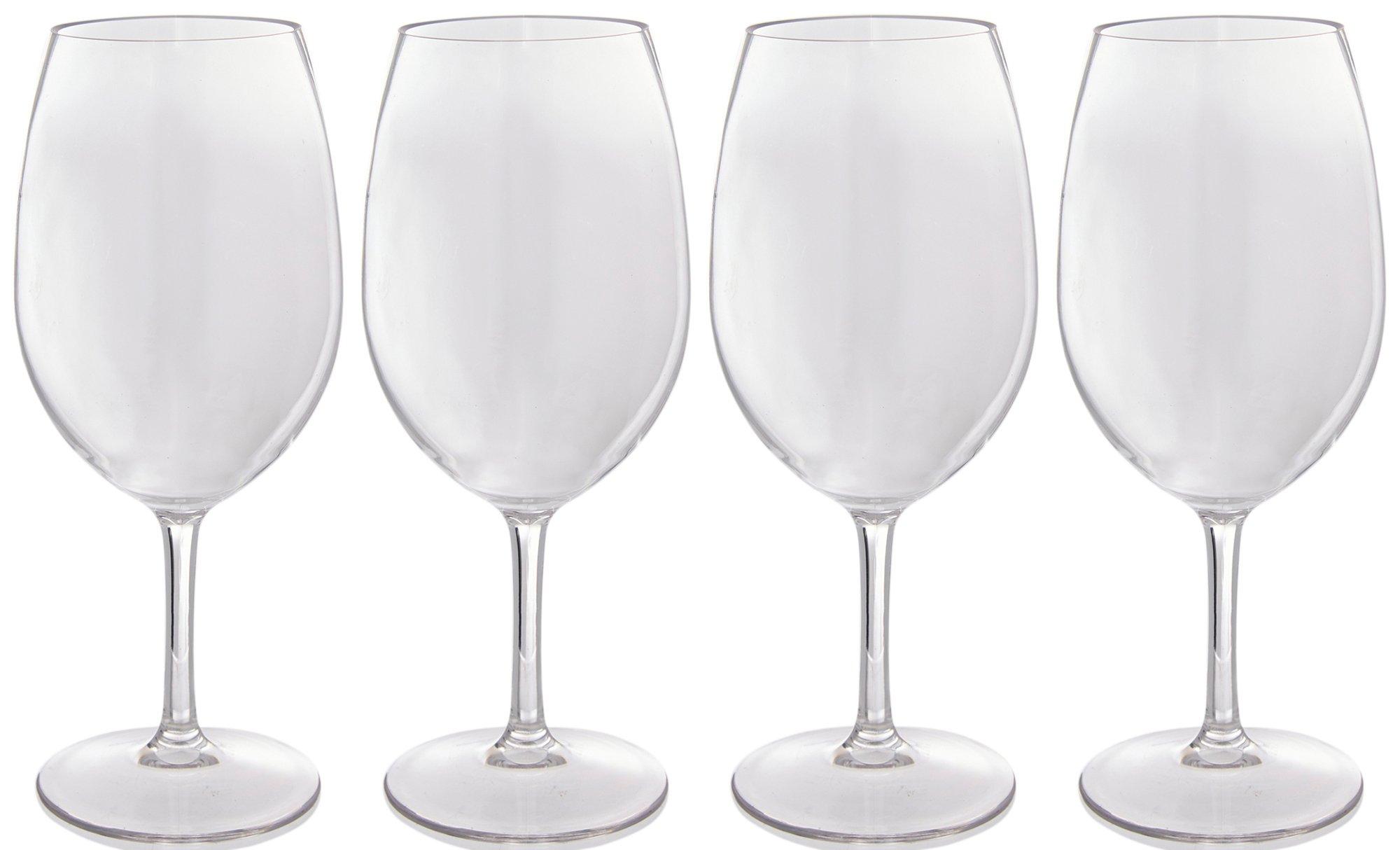 Yannee 1 Pcs Acrylic Champagne Stemware,Long Stem Wine Glasses