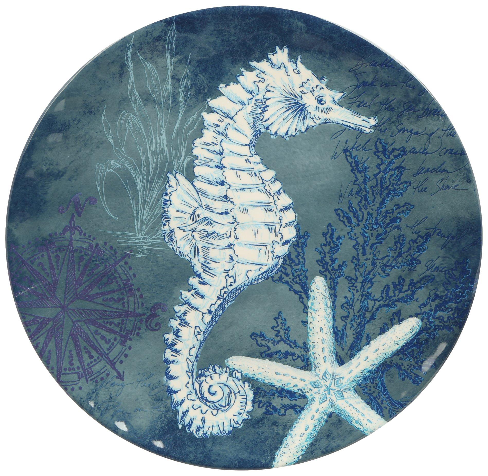 Seahorse Serving Plate