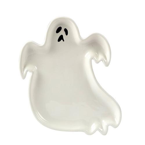 Certified International 8.5x7 Ghost Candy Plate