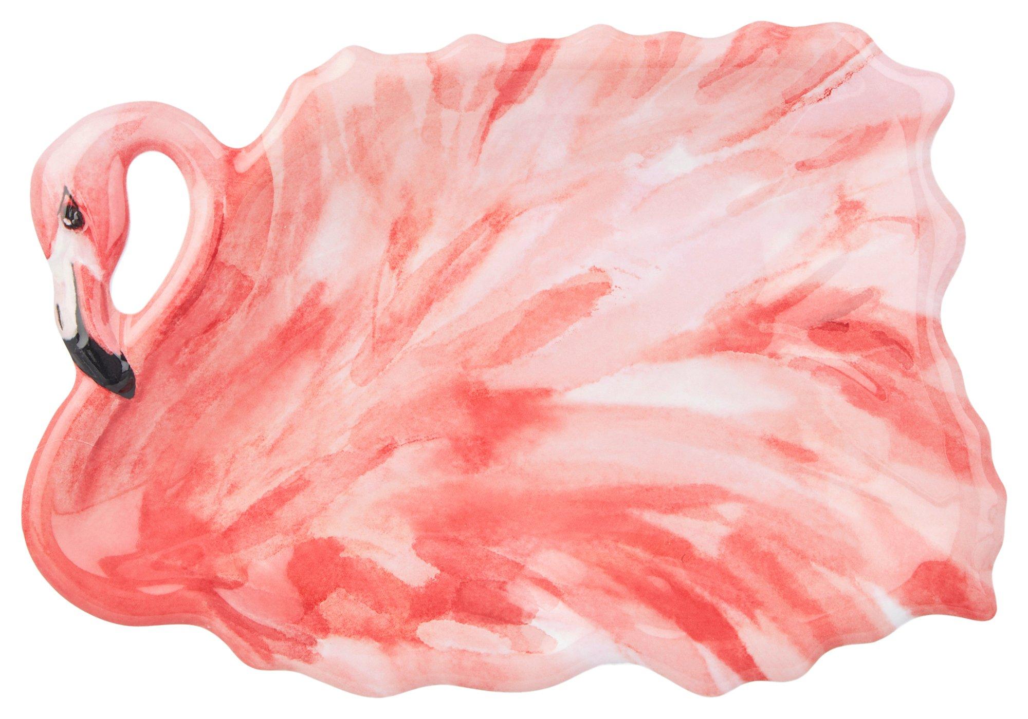 7x11 Isla Morada Flamingo Serving Plate