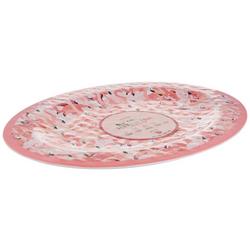 Oval Flamingo Serving Tray