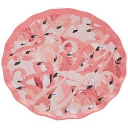 Core Home 4 Pk. Scalloped Flamingo Salad Plates
