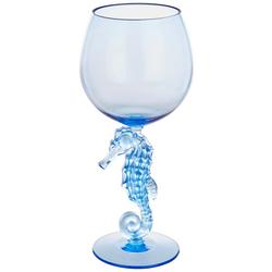 18.5 oz. Acrylic Seahorse Wine Glass