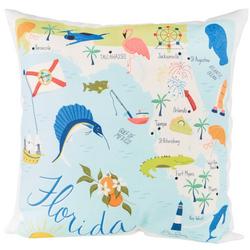 16x16 Florida Vibes Outdoor Pillow