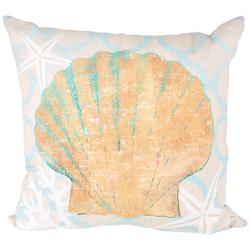 18x18 Seashell Outdoor Pillow