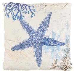 18x18 Starfish Print Outdoor Pillow