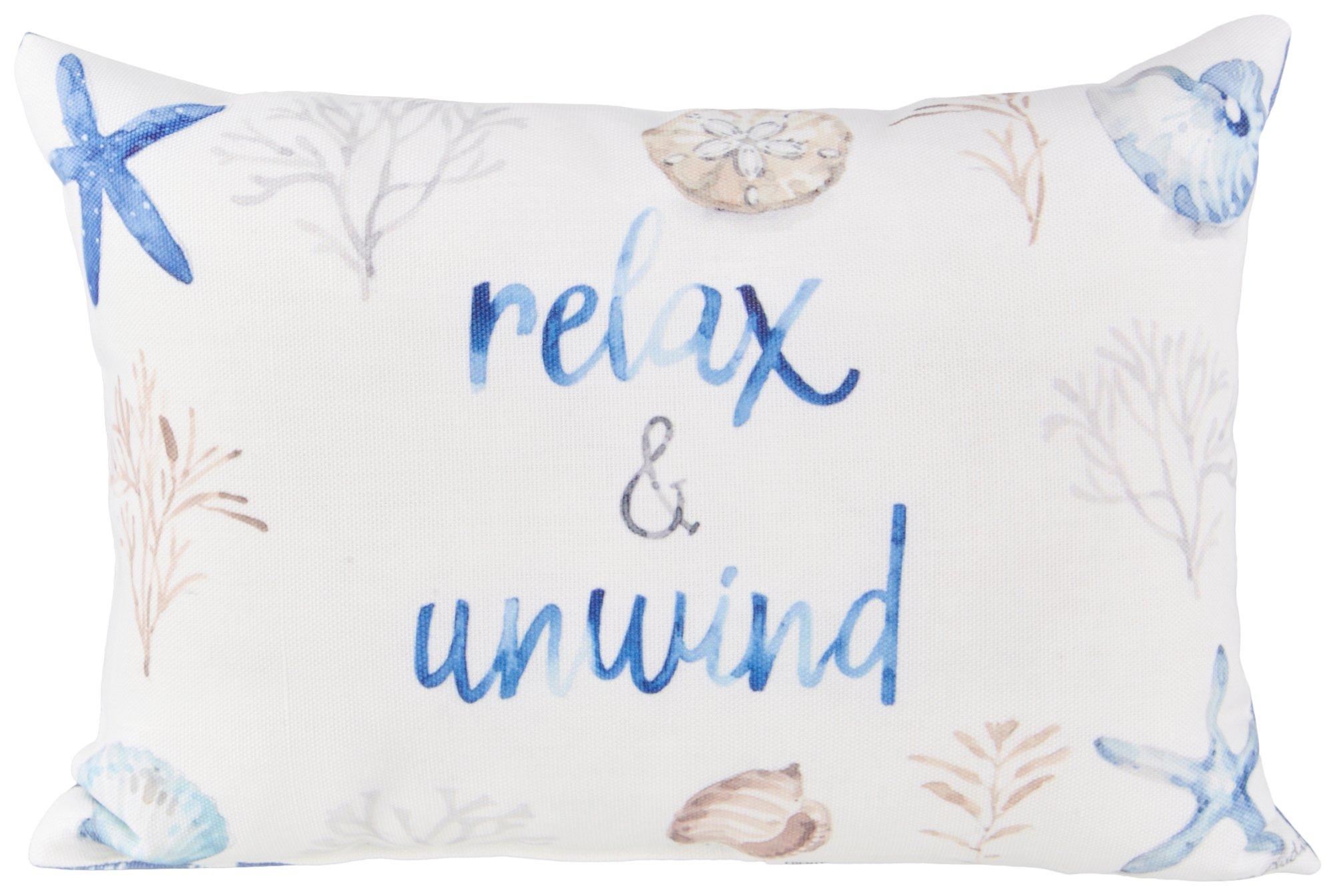 8x12 Relax and Unwind Outdoor Pillow