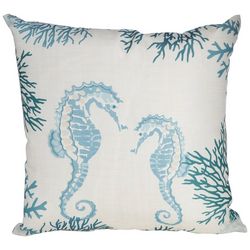 Mina Victory Double Seahorse Decorated Pillow