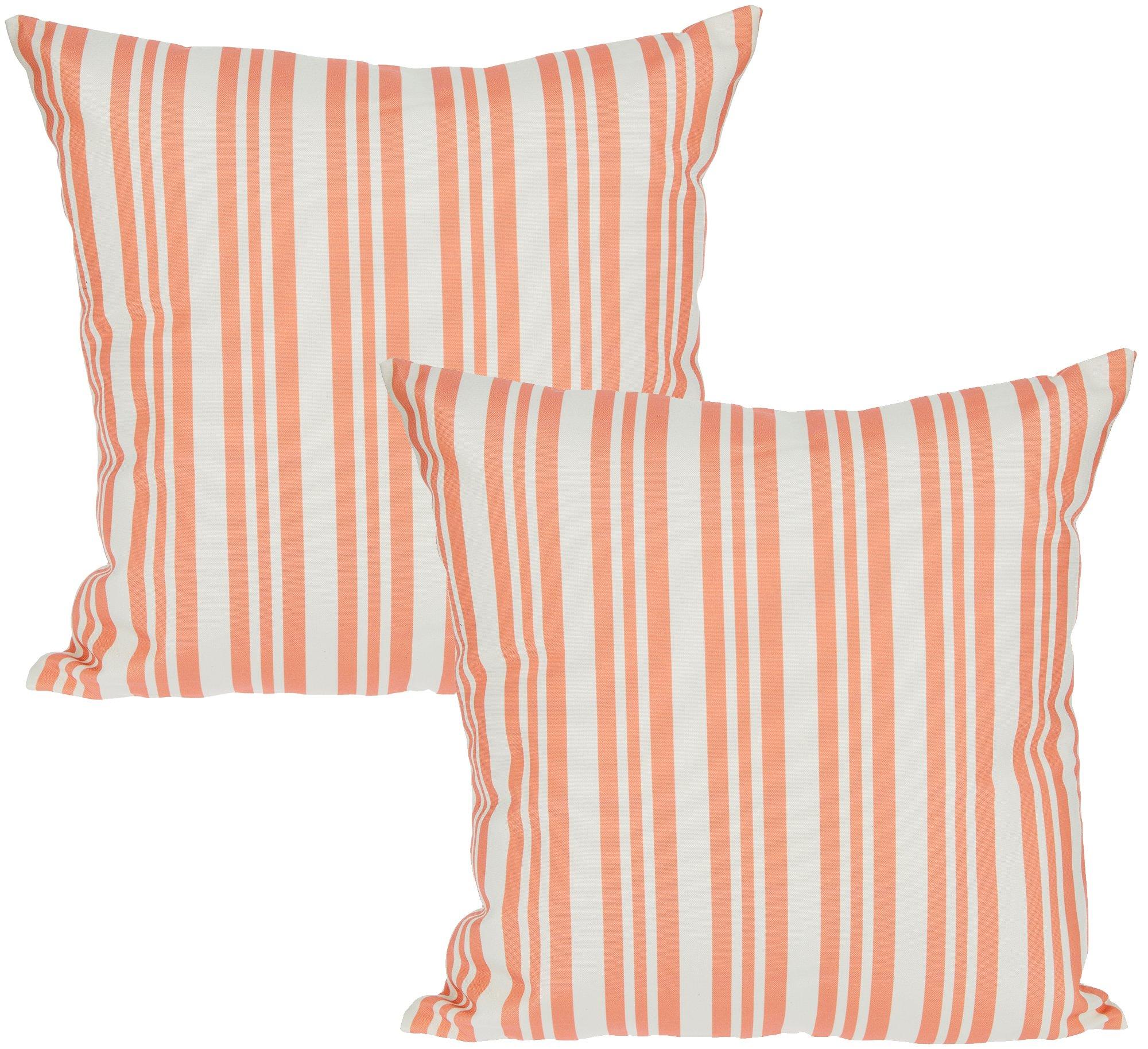 Tommy Bahama Throw Pillows  2pk 18x18 Indoor Outdoor Striped