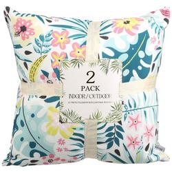2 Pk Tropical Fun Decorative Pillows