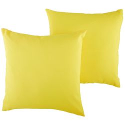 Homey Cozy 2-pk. Solid Outdoor Decorative Pillow Set
