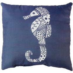 Alani Seahorse Decorative Outdoor Pillow