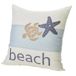 Elise & James Home 18x18 Beach Outdoor Pillow