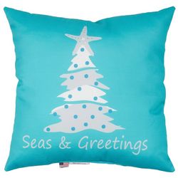 Elise & James Home 18x18 Seas & Greetings Outdoor Pillow