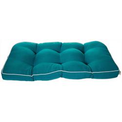 Solid Outdoor Loveseat Cushion