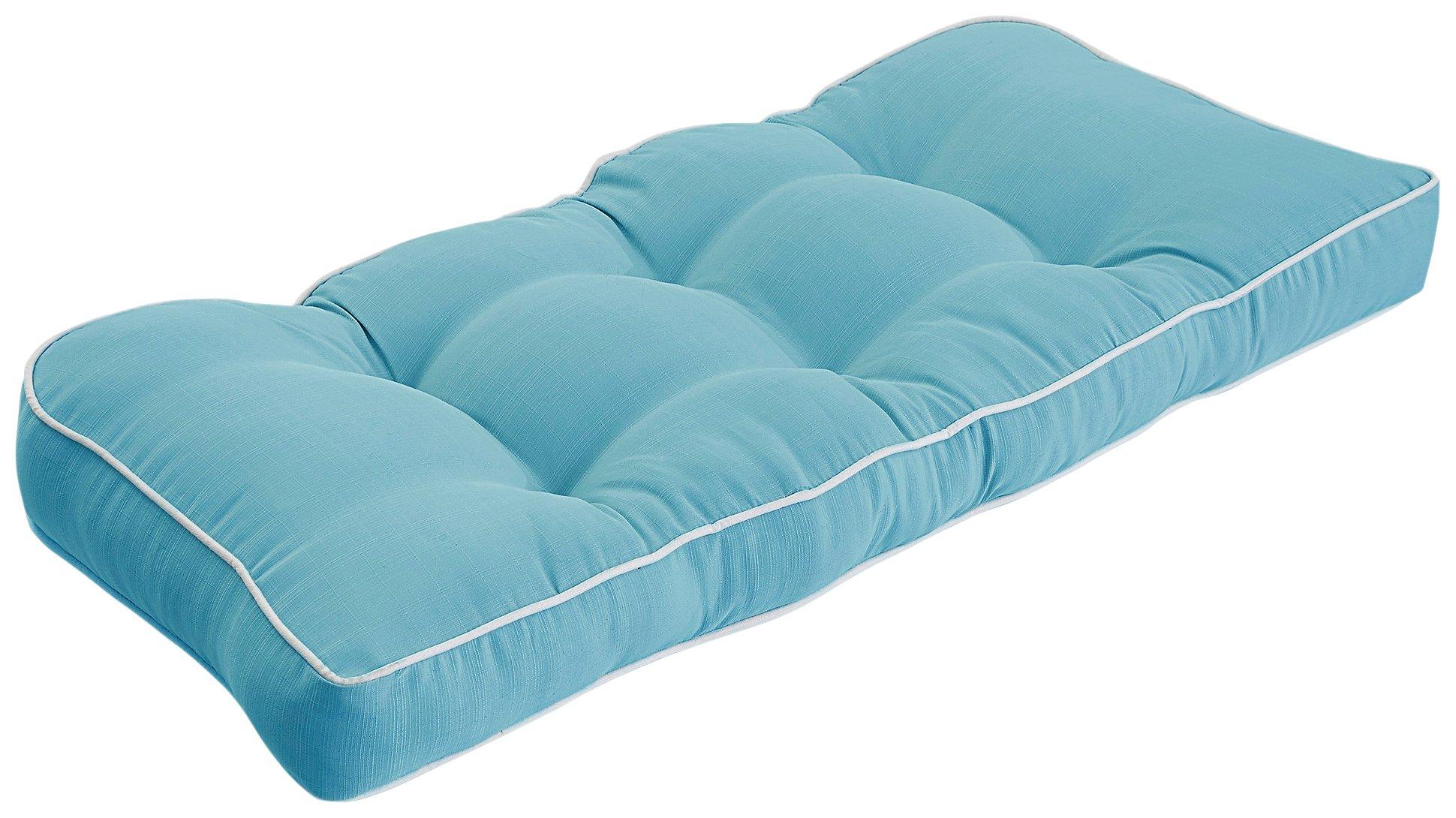 TerraSol Solid Outdoor Elite Loveseat Chair Cushion