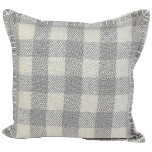20x20 Lavender Fields Plaid Decorative Pillow