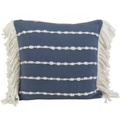 Yarn Fringe Decorative Pillow