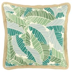 Lush Decor Spec Edtn 17x17 Palm Print Decorative Pillow