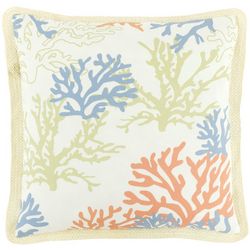Lush Decor Spec Edtn 17x17 Coral Print Decorative Pillow