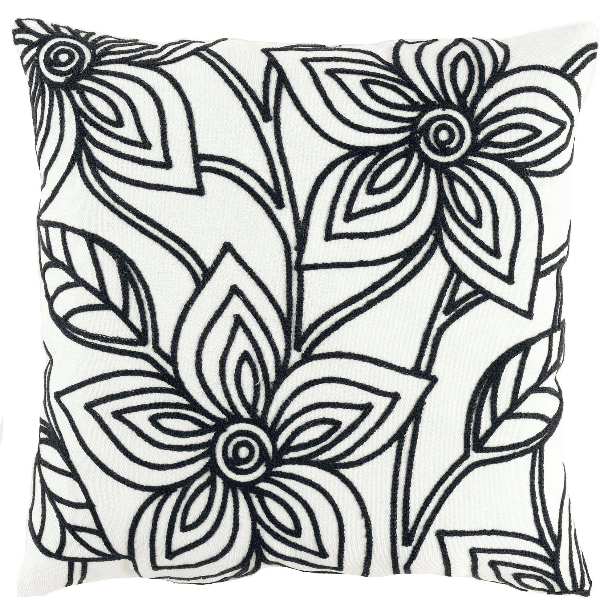 Lush Decor Spec Edtn 17x17 Modern Floral Outdoor Pillow