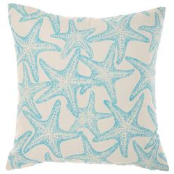Starfish & Stripe Decorative Pillow
