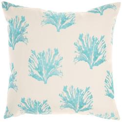 All-Over Coral Reef Decorative Pillow