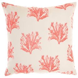 Mina Victory All-Over Coral Reef Outdoor Decorative Pillow