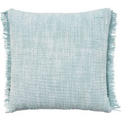 ZEST Kitchen + Home 18x18 Solid Fringe Decorative Pillow