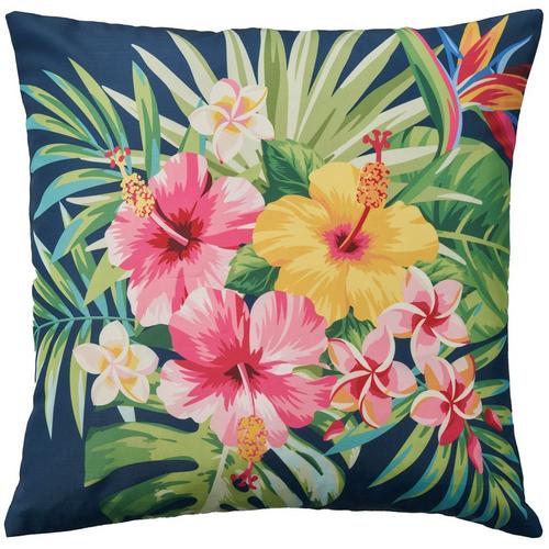 Mina Victory 18x18 Tropical Floral Outdoor Pillow