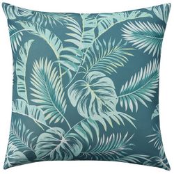 Nourison 18x18 Palm Leaf Embroidered Decorative Pillow