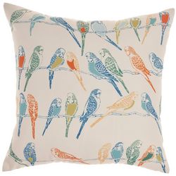 Waverly 20x20 Reversible Bird Outdoor Pillow