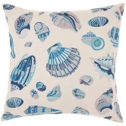 20x20 Reversible Sea Shell Outdoor Pillow