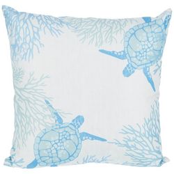 Turtle Reef Outdoor Pillow