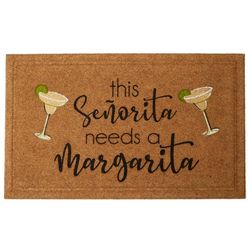 Mohawk This Senorita Needs A Margarita Faux Coir Doormat
