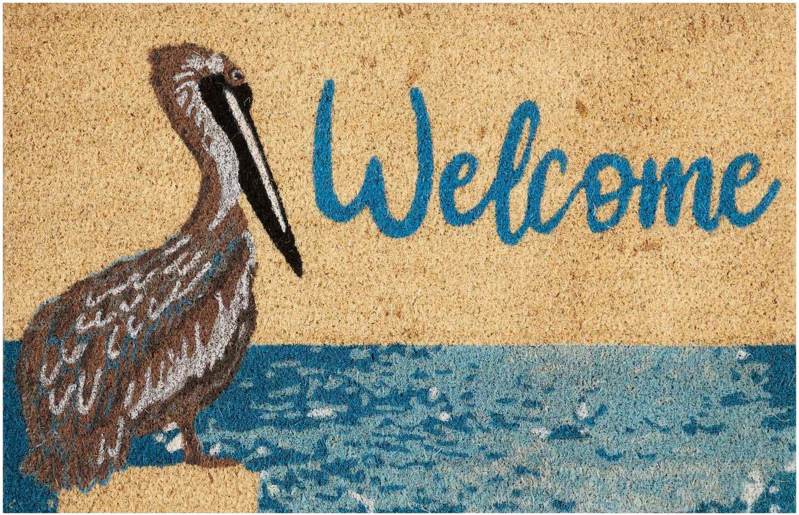 Pelican Welcome Coir Outdoor Mat