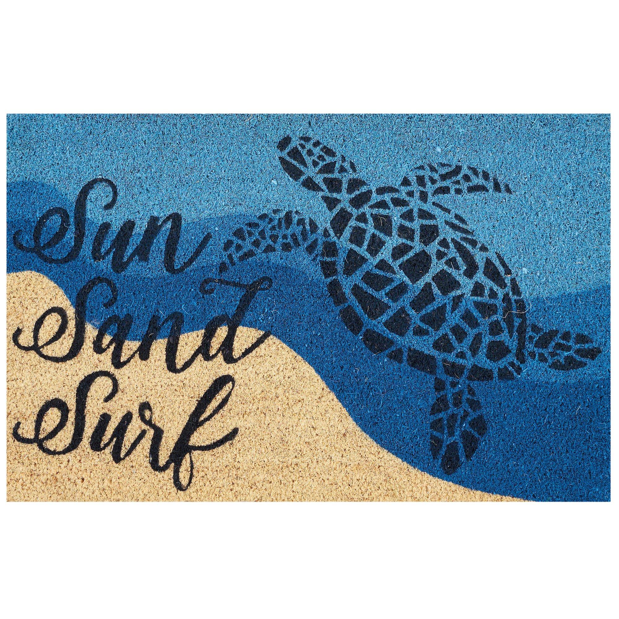 Sun, Sand, Surf Coir Doormat