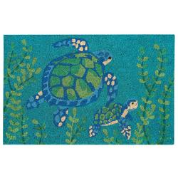 20 x 32 Christmas Turtle Accent Rug