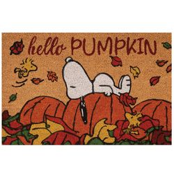 Nourison Peanuts Hello Pumpkin Coir Doormat