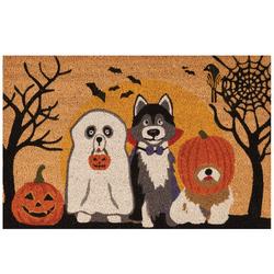 Halloween Dogs Coir Doormat