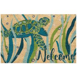 18 x 28 Christmas Turtle Accent Rug