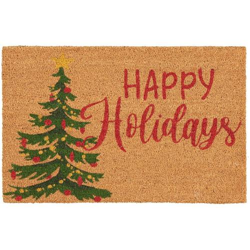 Nourison Happy Holidays Coir Doormat