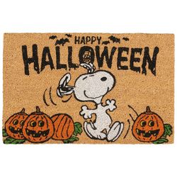 Peanuts Snoopy Happy Halloween Coir Doormat