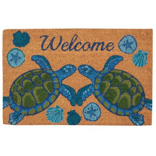 Nourison Welcome Turtles Coir Doormat